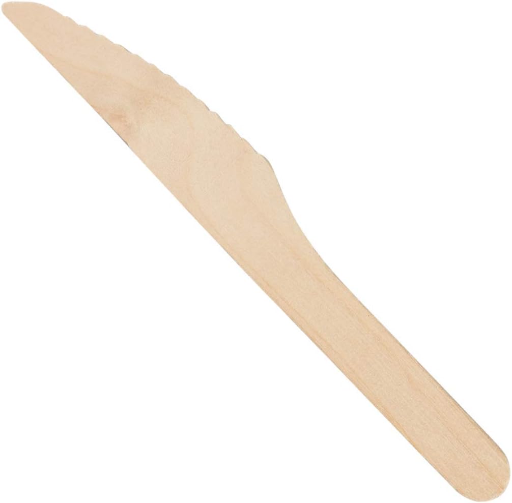 KARAT EARTH Wooden Compostable Heavy Weight Knife (Case of 1000)