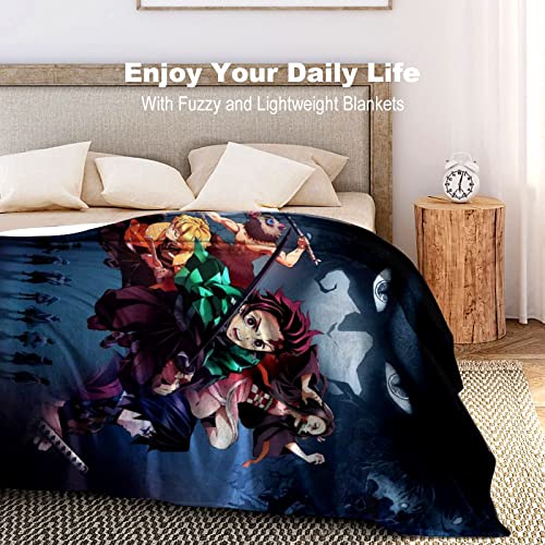 Anime Blanket Ultra Soft Flannel Fleece Cartoon Throw Blankets Home Decor Bedding Couch Sofa For Kids Adults Gift S (50''X40'',125X100Cm,Kid's Choice) #TOP4