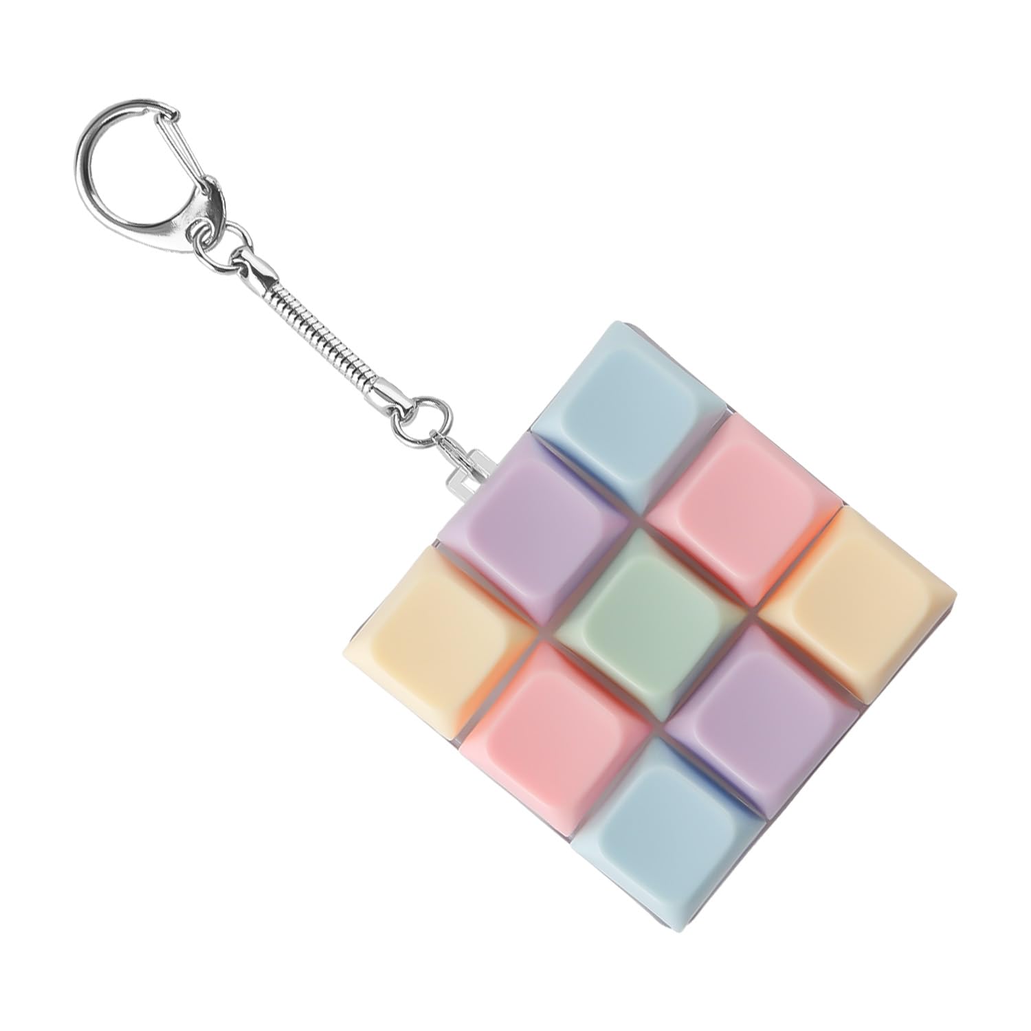 Gaomumu Keyboard Fidget Toy, 9-Key Mini Colorful Fidgets Keyboard, Press Fidget Toy, Fidgets Keychain Toys, Suitable for Adult, Teens, Home & Office Use