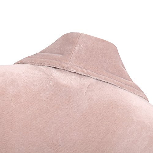 Richie House Women's Soft And Light Weight Velour Bathrobe Rhw2763-B-M Nude #TOP4