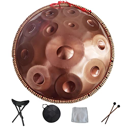 Tambour en acier handpan à notes multiples pour une résonance pure