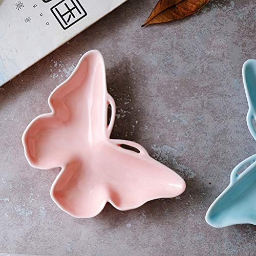 YARNOW tigela para servir 2 peças de pires de cerâmica durável para uso doméstico, leve, criativo, n