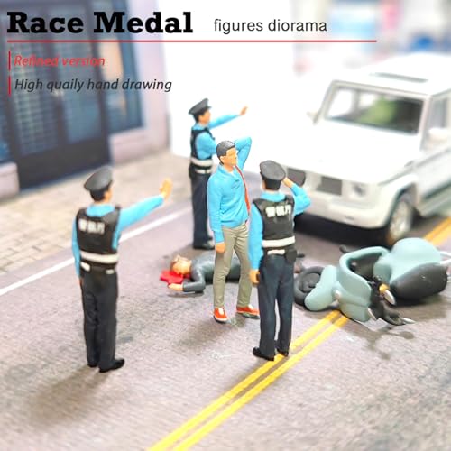 Miniature résine 1/64 officier pour animer vos dioramas et scènes de bureau - 7
