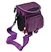 Navitech Purple Digital Camera/Compact DSLR Case Bag Compatible With Pentax MX-1 / Pentax Q-S1