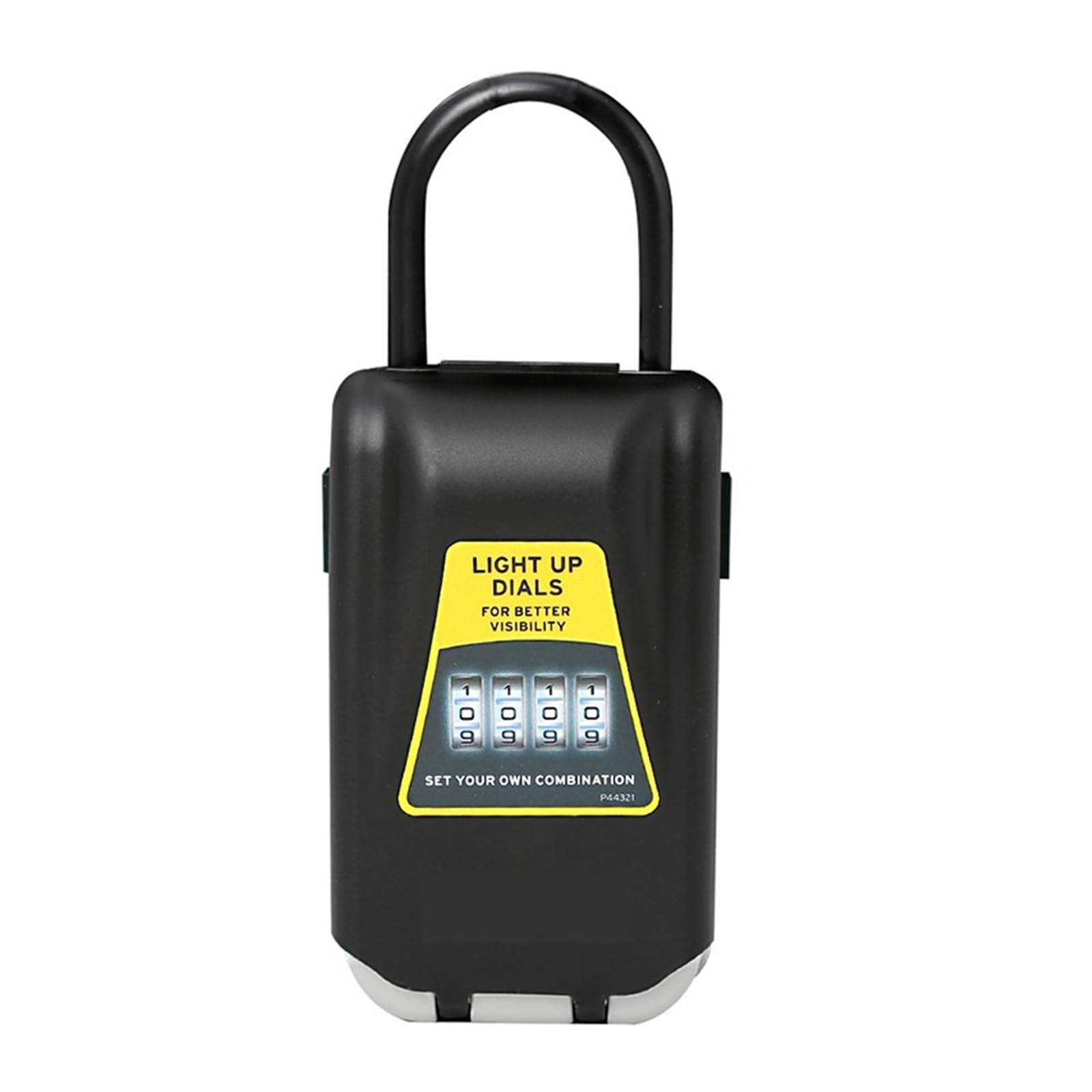 Cassetta di sicurezza, mini cassaforte portatile con combinazione, password blocco, gioielli, contanti, carte, telefono, piccole scatole stoccaggio cavo metallico fisso Accesso rapido(5424D)