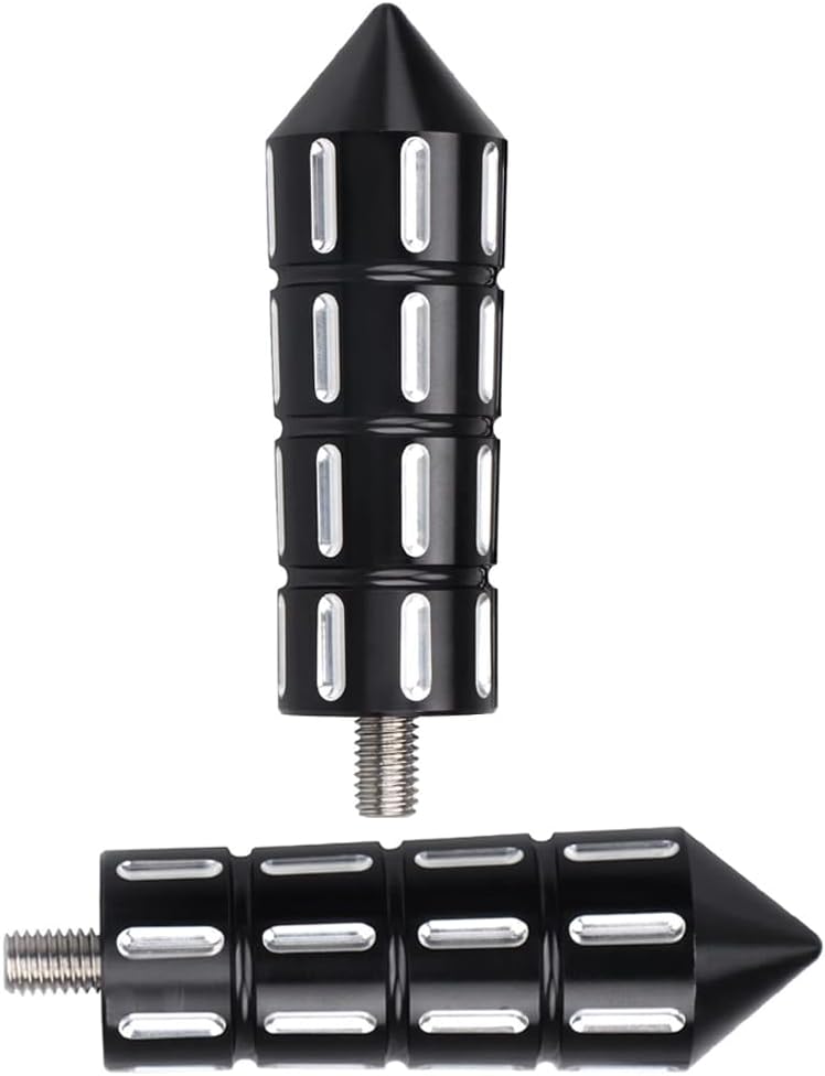 Shifter Peg Motorcycle Shift Lever Billet Foot Pegs, Motorcycle Gear Shift Lever Foot Pegs Shifter Peg, 1997-2016 Compatible with Harley Dyna Softail Street Glide Road King, Black
