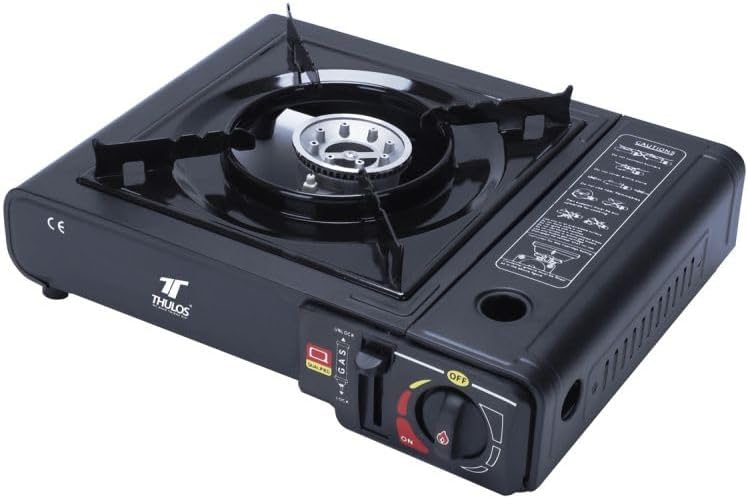 Mi dekor – Portable Cooker, 4 Bottles Included, Portable Gas Cook...