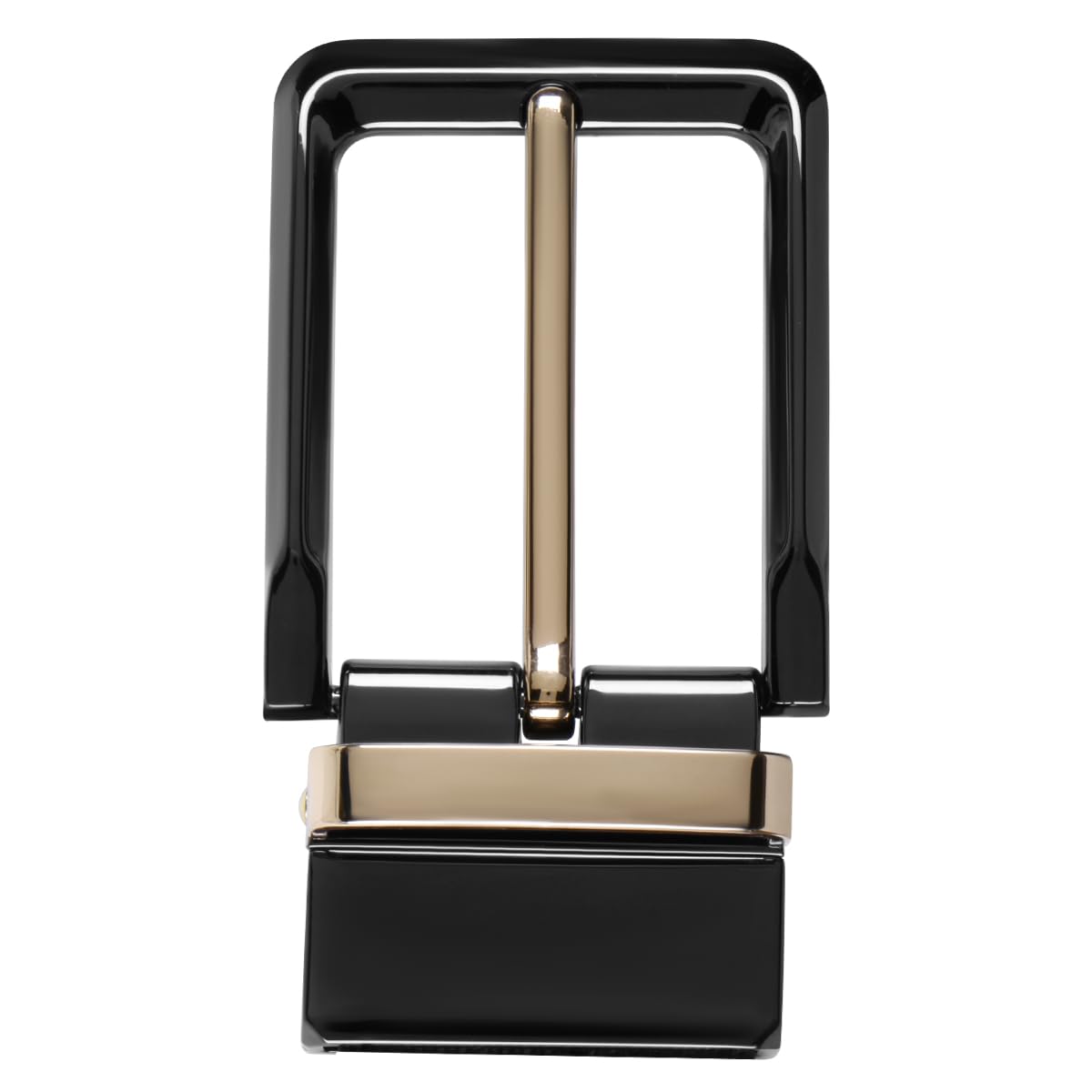 Men's Reversible Belt Buckle Only (35mm, Shining Gold)