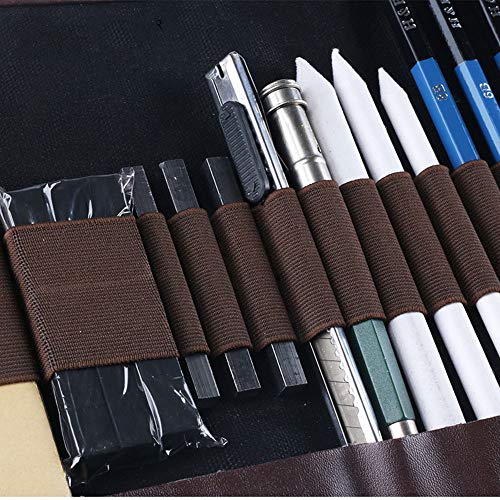 Kiboule 32 pçs/conjunto Kit de desenho profissional Lápis de esboço Ferramentas de pintura de esboço
