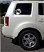 Kitty Car Decal Sticker with Middle Finger for Cars Window Trucks Bumper Vans SUVs Walls Toolbox Gift Laptops 5.5 inches Wide |White|.