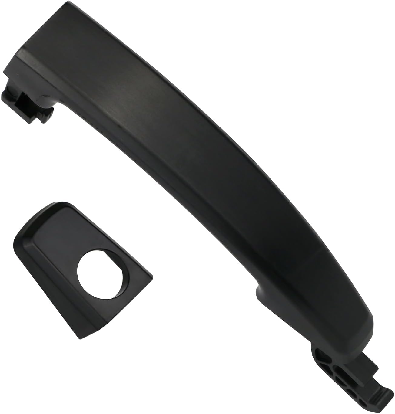 APPERFiT Exterior Door Handle w/End Cap 92233089 92233090 Primed Black for Front Door Left Driver Side Compatible with Chevy Camaro Cruze Malibu Orlando Sonic Trax, Buick, Cadillac