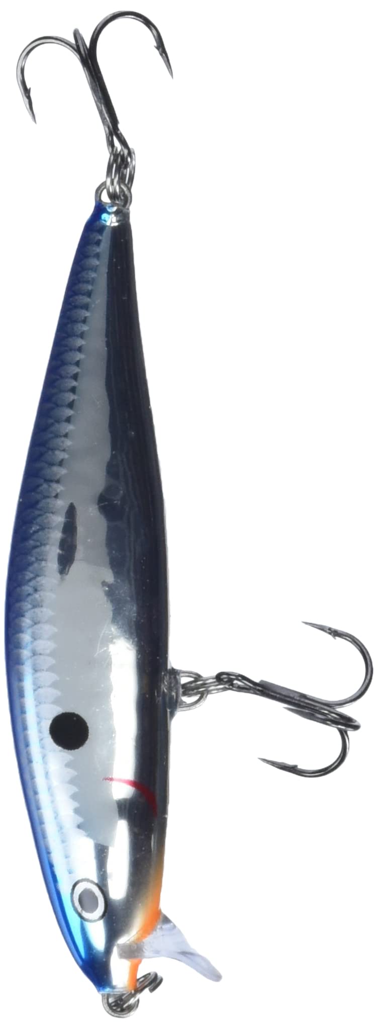Rapala Flat Rap 08 Fishing Lure, Silver Blue
