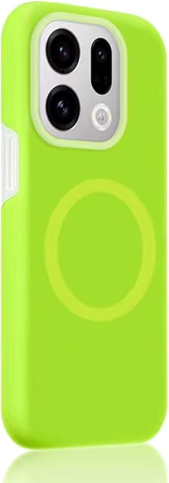 Magnetic Case for Oppo Find X9 Pro,Jelly Liquid Silicone Protective Cover