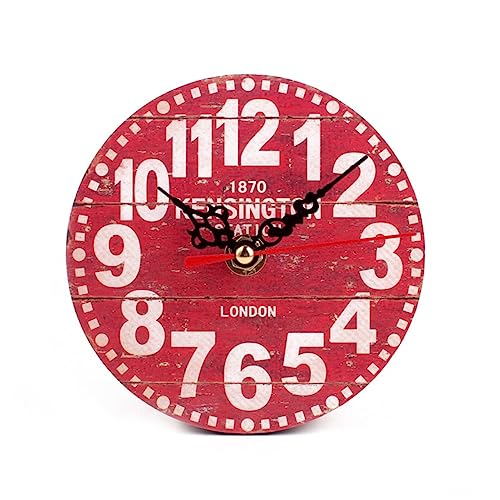 Warmhm Vintage Holz Wanduhr Rund mit Großen Ziffern und Rahmenlosem Design Leichte Bedienung Dekorative Uhr für Wohnzimmer und Hotel im Retro Stil für 15,79 EUR bei Amazon Bild: Warmhm Vintage Holz Wanduhr Rund mit Großen Ziffern und Rahmenlosem Design Leichte Bedienung Dekorative Uhr für Wohnzimmer und Hotel im Retro Stil für 15,79 EUR bei Amazon
