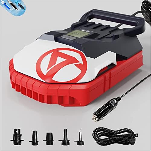 AILCION Paddle Board Pump Electric Portable with Intelligent Dual Stage Auto-Off Function, SUP Air Pump for Inflatable Bed, Mattress, Kayak, 12VCar Power Connector Accessories for Boat