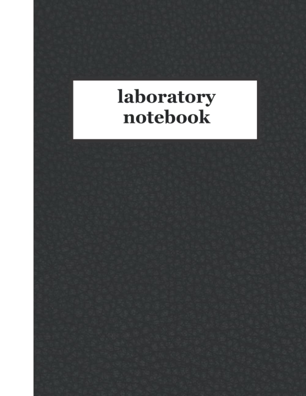 laboratory notebook: scientific grid graphing format for graduate student researchers | faux leather cover