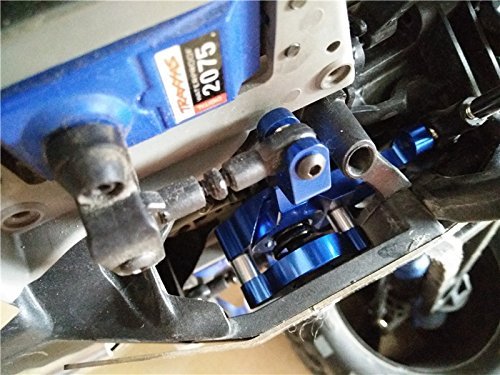 Aluminum Steering Assembly Blue for Traxxas 1/10 E-REVO 2.0 E-Revo Revo Slayer Pro 4X4 Summit Replace 5344 by EPTNNASO - Image 4
