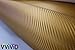 VViViD XPO Dry Carbon Fiber Gold 1 Foot x 5 feet Vinyl Wrap Roll with Air Release Technology