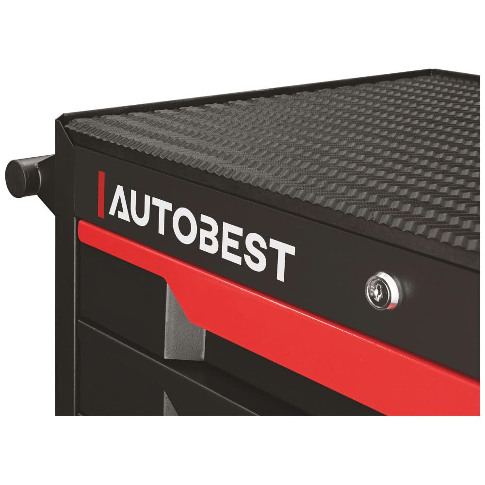 Servante 7 tiroirs Autobest - Capacité 30 kg par tiroir - 2 roues fixes - 2 roues avec freins