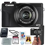 Canon PowerShot G7 X Mark III Digital Camera + 64GB Memory + Stabilizing Grip + Software Pack +More (Value Bundle)(Renewed)