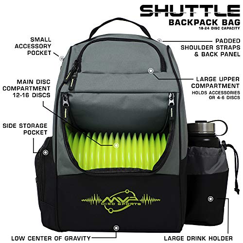 Image of MVP Disc Sports Shuttle Disc Golf Backpack Bag (Choose Your Style and Color)