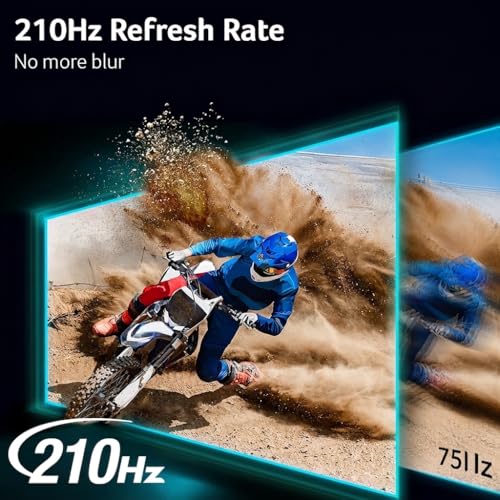 Image of Acer Nitro 27 inch Gaming Monitor | WQHD 2560 x 1440 | IPS | ZeroFrame | AMD FreeSync Premium | Up to 210Hz Refresh Rate | Up to 0.5ms | DCI-P3 90% | 1 x Display Port 1.4 & 2 x HDMI 2.1 | KG271U X2bmiipx