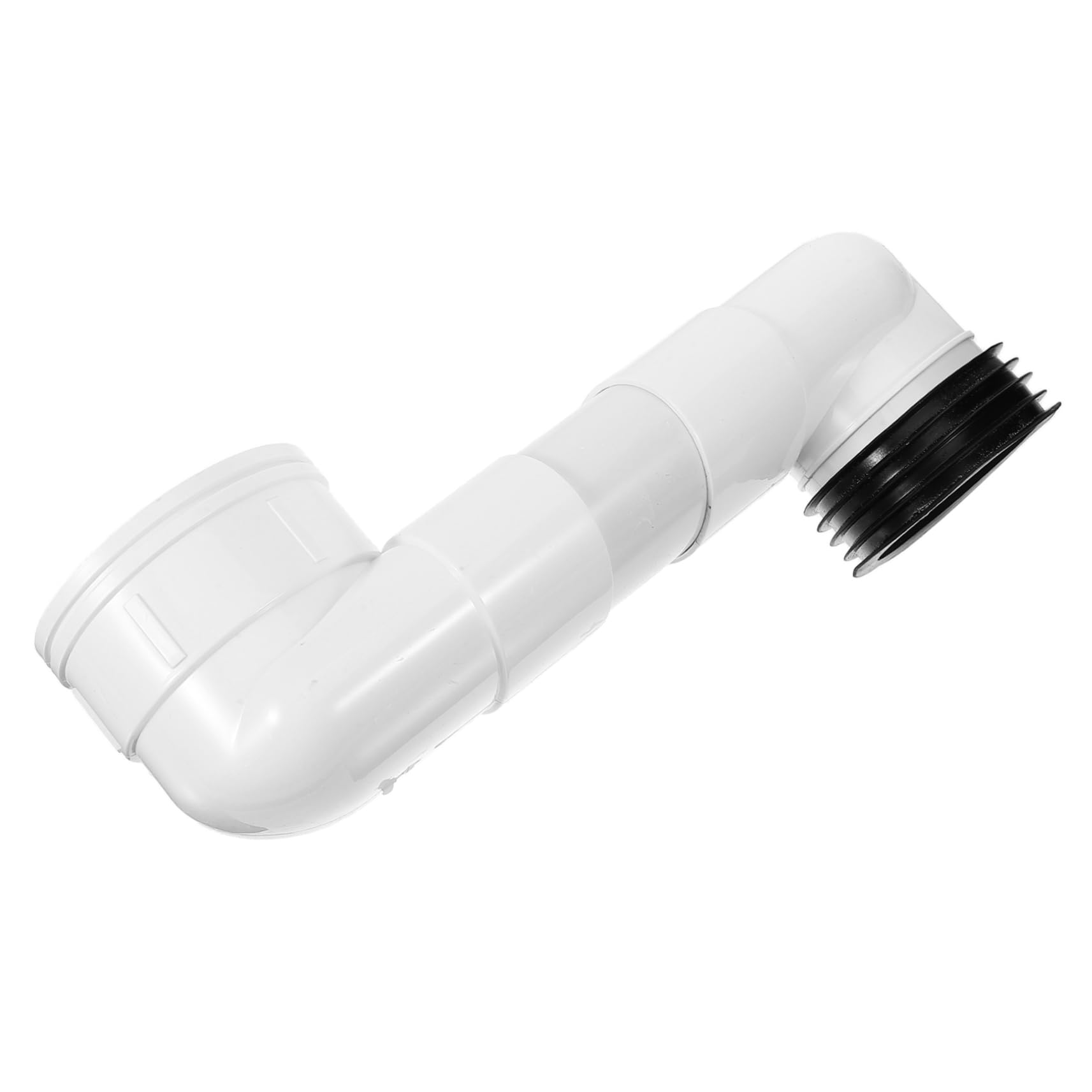 SHINEOFI Manicotto di Collegamento Wc in Pvc Resistente a Usura Spostamento Massimo 10cm, Set per Uso Residenziale e Commerciale