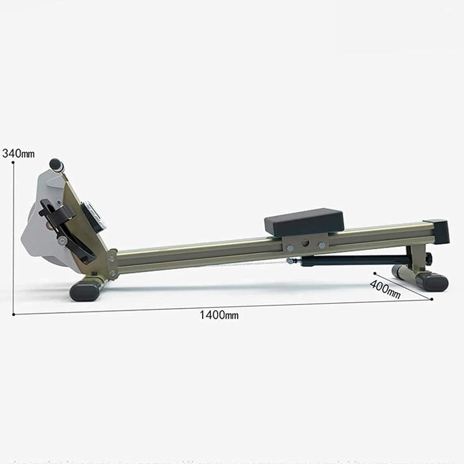 Adjustable Rowing Machine for Home Use Foldable Indoor Exercise Equipment with 12 Level Adjustable Resistance Hd Data Display for All People
