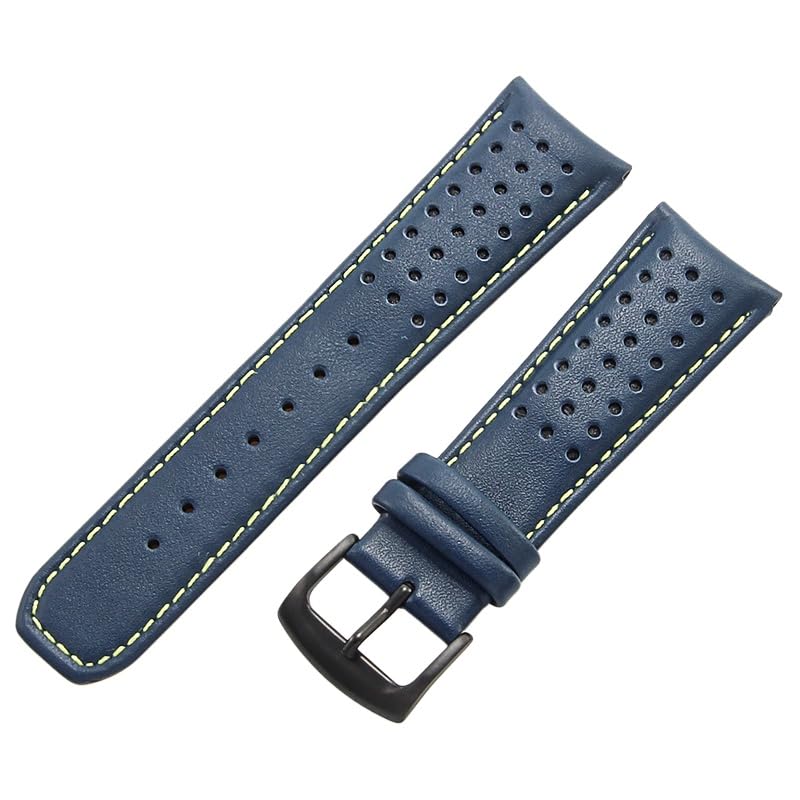 22mm Remplacement Bracelet Montre Extrémité Courbée Cuir Citizen Skyhawk AT8020-54L
