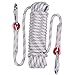 YJHH Fune di Sicurezza 10mm 60m, Corda da Arrampicata Professionale, Durevole Resistente all'Usura per Uso Domestico, Soccorso Antincendio Speleologia Esterno