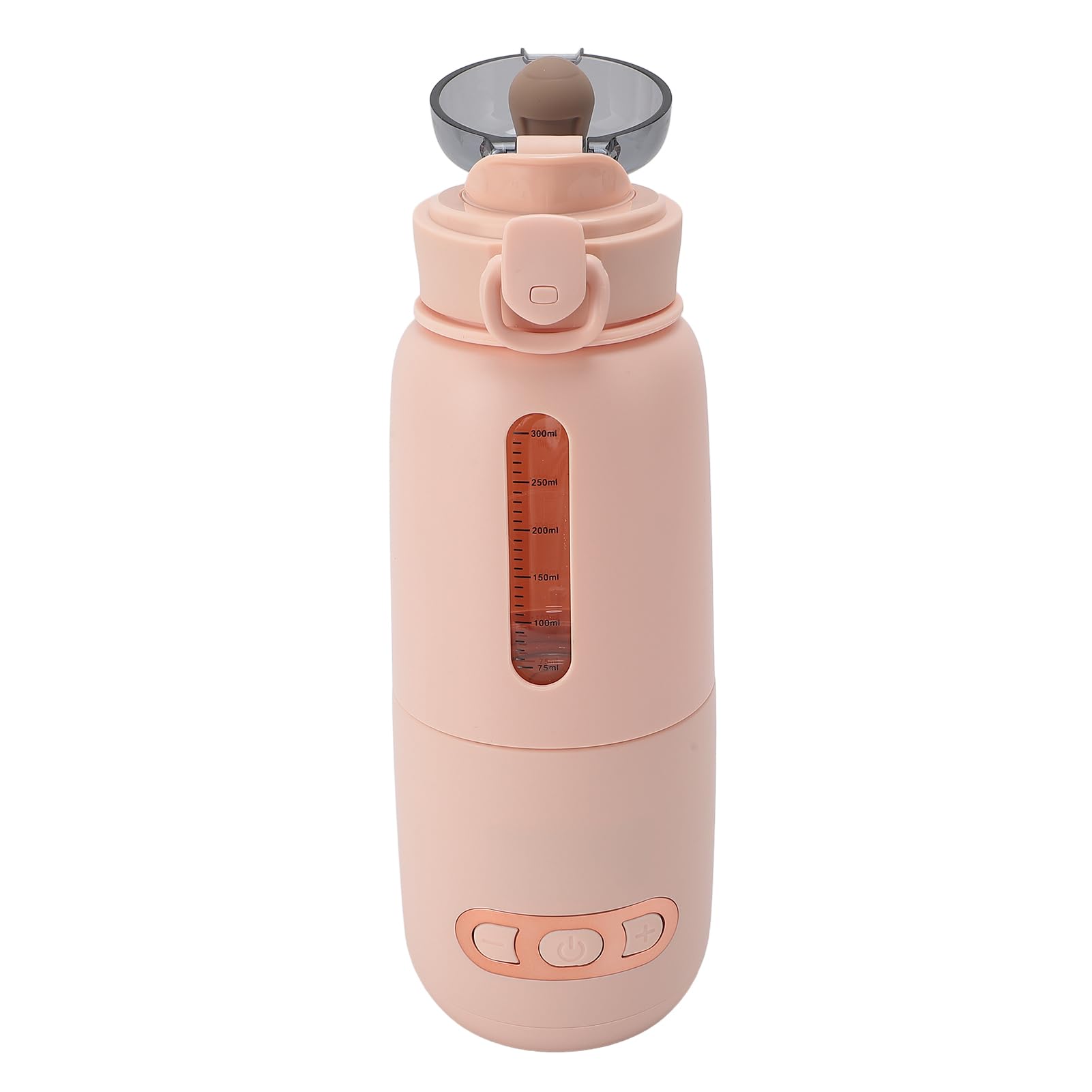 Portable Bottle Warmer, 300ML USB Cordless Milk Warmer Support 37? to 55? Adjustable Fast Heating, for Vehicle Car Airplane Travel Camping