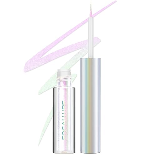 FOCALLURE Delineador de ojos líquido Camaleón, lápiz delineador de ojos que cambia de color intenso, maquillaje de ojos impermeable con acabado