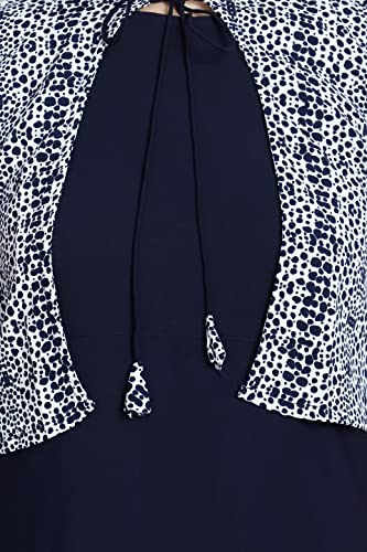 Image of Women's Crepe Jacket Kurta (ALC4045 White L)