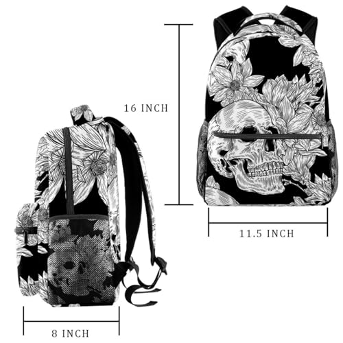Sac à dos d'école multicolore pour filles et garçons ado - 2