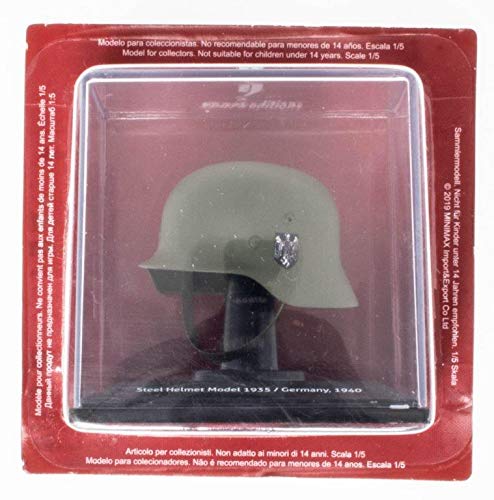 Militärhelm 1/5 Modell – Detaillierte Nachbildung Eines US Army-Taktikhelms, Auf Basis In Vitrine