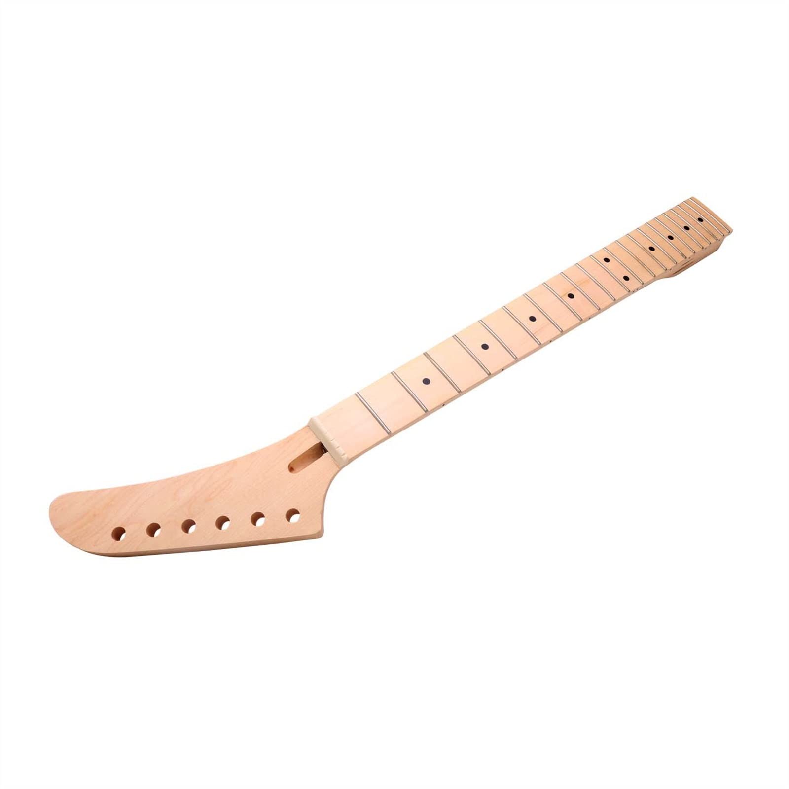 Remplacement du Manche de Guitare Guitare Électrique Cou 22 Frettes Accessoires De Remplacement D'instruments De Musique Portables en Bois