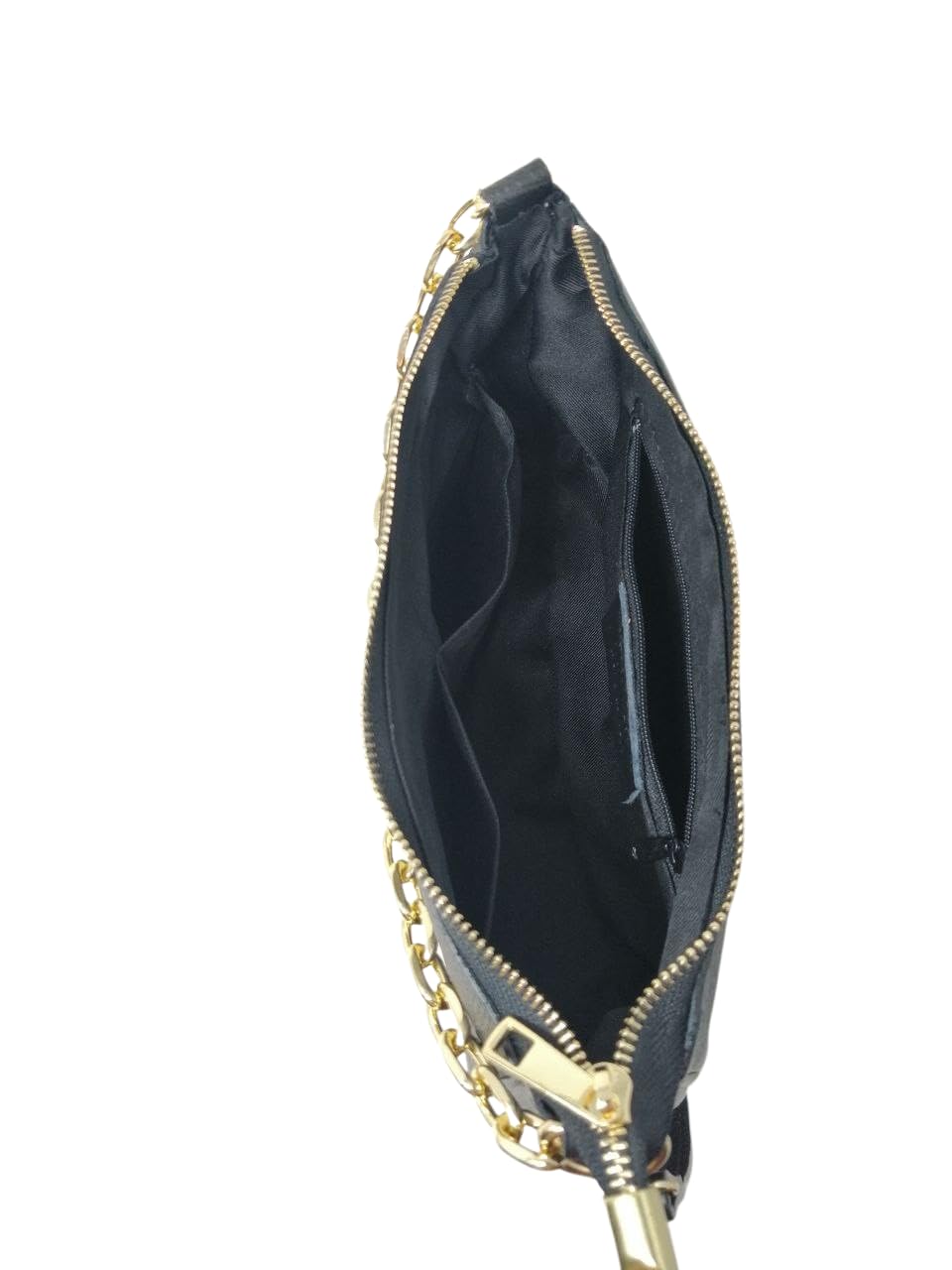 Borsetta Donna Piccola Elegante Vera Pelle Clutch con Catena a Mano Spalla e Tracolla Made in Italy Modello Stella