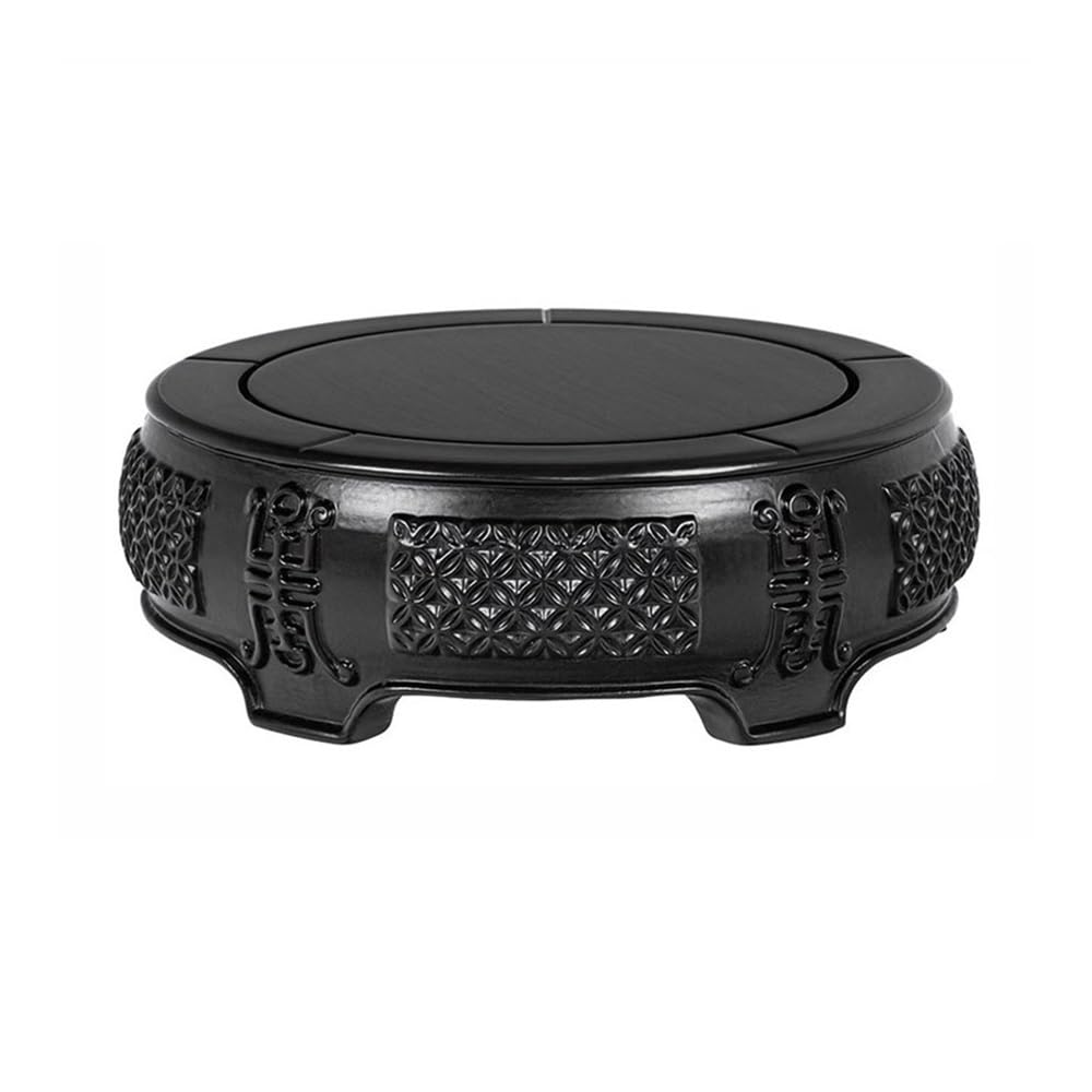 Soporte de palisandro negro multifuncional para una decoración elegante