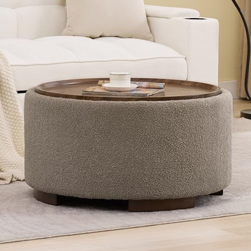 Coziture Round Storage Ottoman