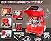 POFJOEQ Interactive Truck Engine Toy with Removable Parts Lights & Sounds, Aspiring Young Mechanic Set- Spark Creativity & Fine Motor Skills - Perfect Car Toys Gift for Toddlers 3-5 Boys (Red)