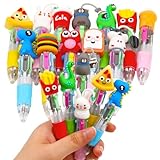 CZWZ 12Pcs Mini Multicolor Pens in One 4-in-1 Cute Pens...