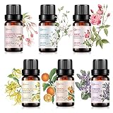 AOPING Essential Oil Set 6x10ML - 100% Pure Organic Plant Oil for Diffuser Massage Aromatherapy Spa