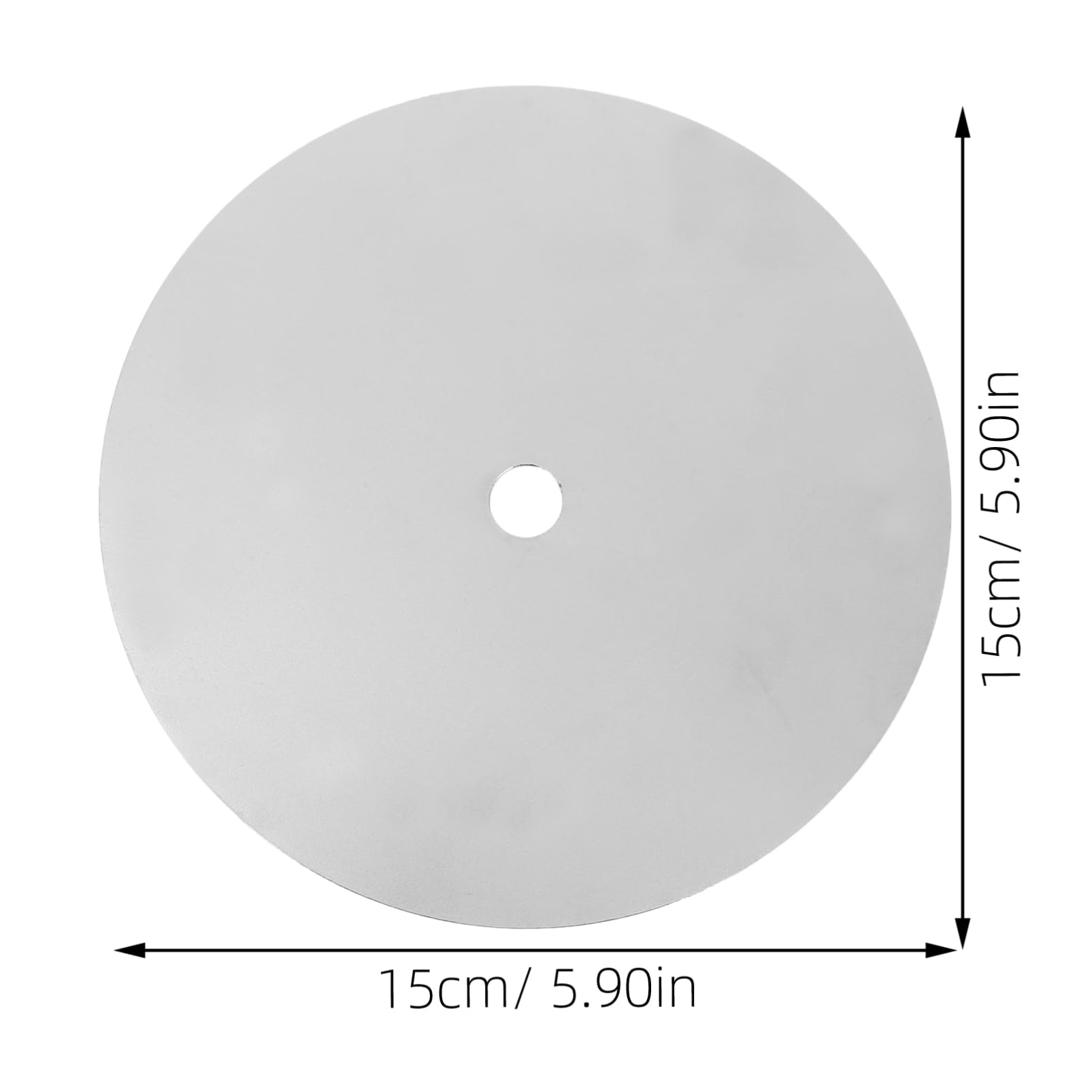 Discos de Pulido de Diamante 4 Piezas Grano 1000-2000 Plata | Abertura de 1/2 Pulgada, Acabado Suave y Uso Versátil, Aptos para Piedra y Gemas