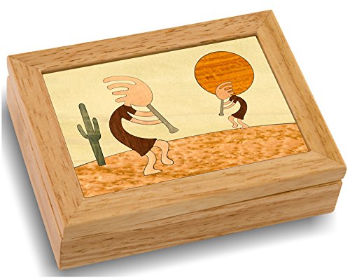 Madera Arte caballo + caja – hecha a mano en EE. UU.