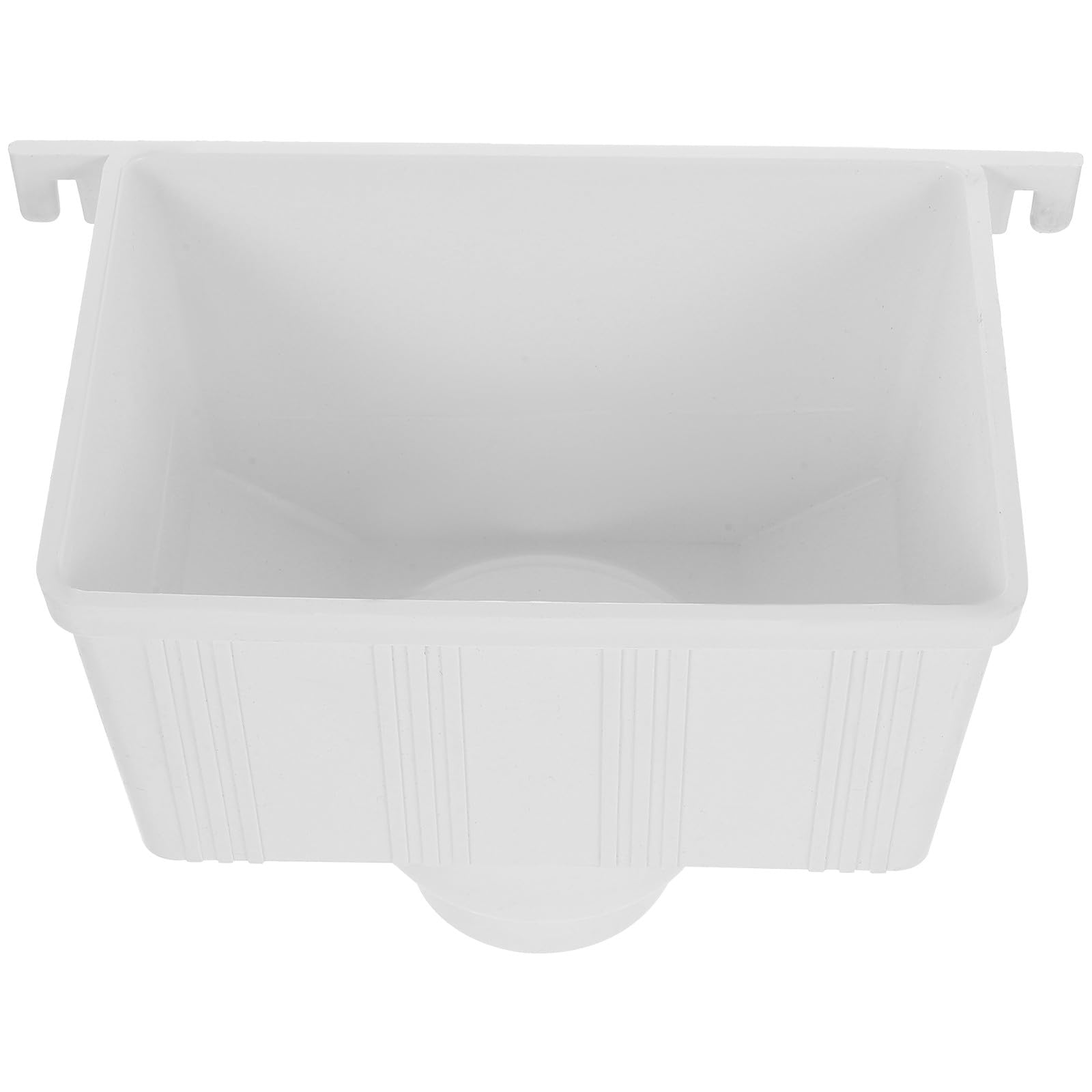 Milisten PVC Regenfallrohr Umlenker Regenwassersammler Kunststoff 110mm Fallrohr Filter Dachentwässerung für Regentonnen und Gartenbewässerung