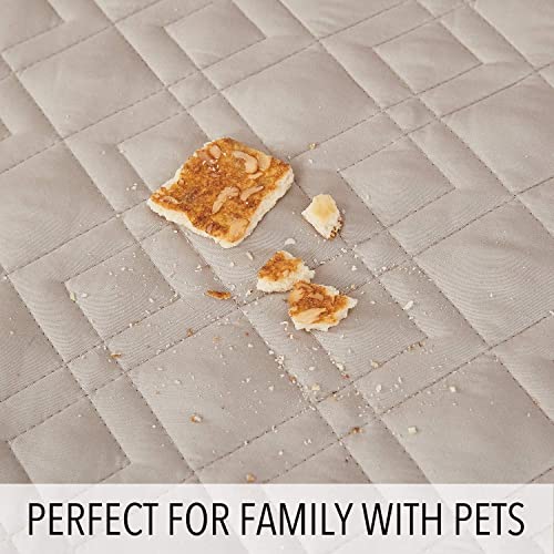 Rhf Anti-Slip Oversized Recliner Cover For Leather Sofa & Oversized Recliner Covers, Slipcovers For Recliner, Recliner Covers, Recliner Chair Covers, Double Diamond (Recliner-Oversized:beige) #TOP2