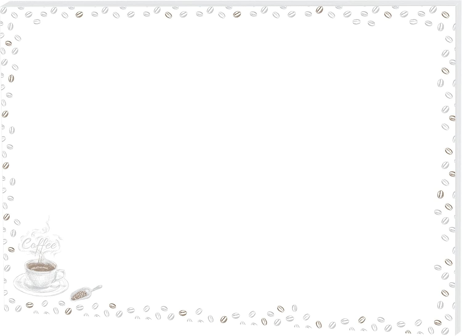 RNK 46658 Notepad"Coffee - Blank", 600 x 420 mm, 30 Sheets, 1 Piece      Office Product – February 10, 2021