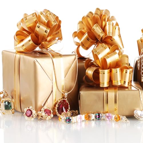 BOLIANNE Papel de embrulho metálico dourado - papel fosco de cor sólida, papel de embrulho dourado p