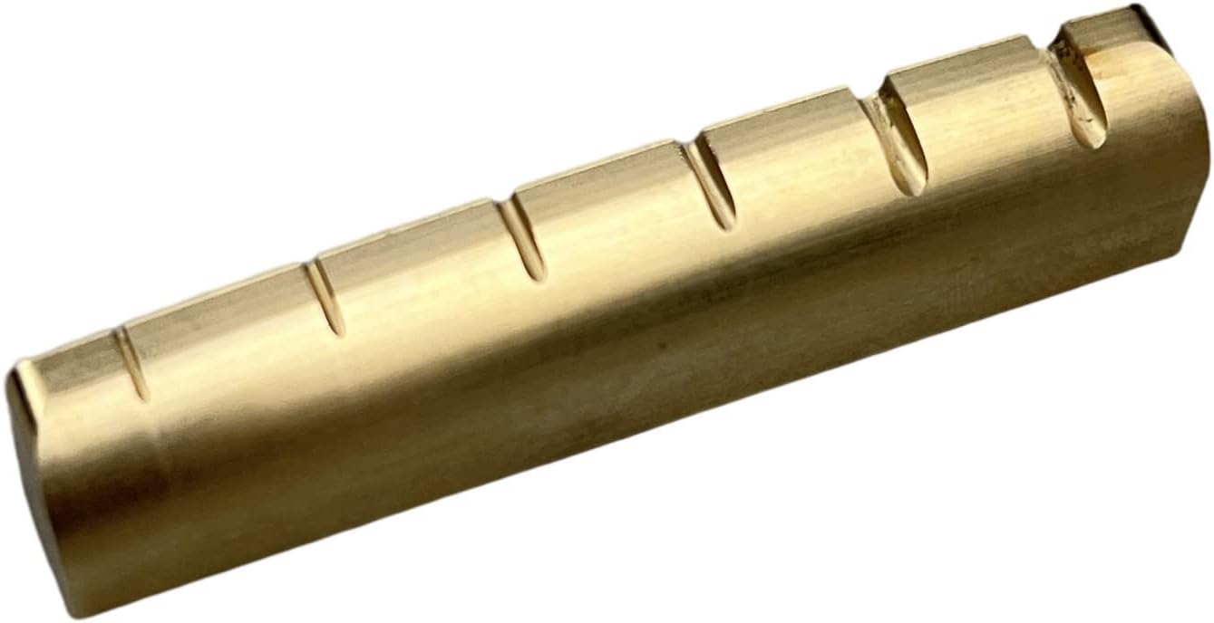 Kaynes 43mm Brass Guitar Nut Replacement for Gibson Les