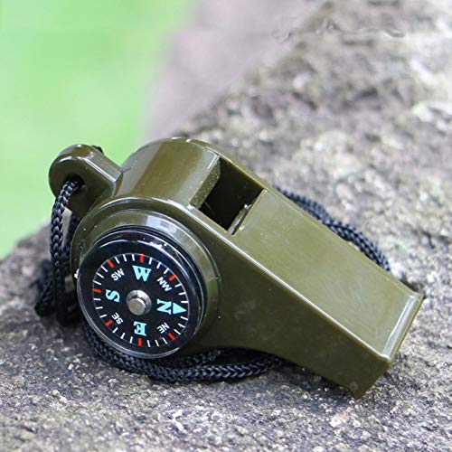 Sifflet de survie 3-en-un boussole pour ne plus se perdre en forêt - 3